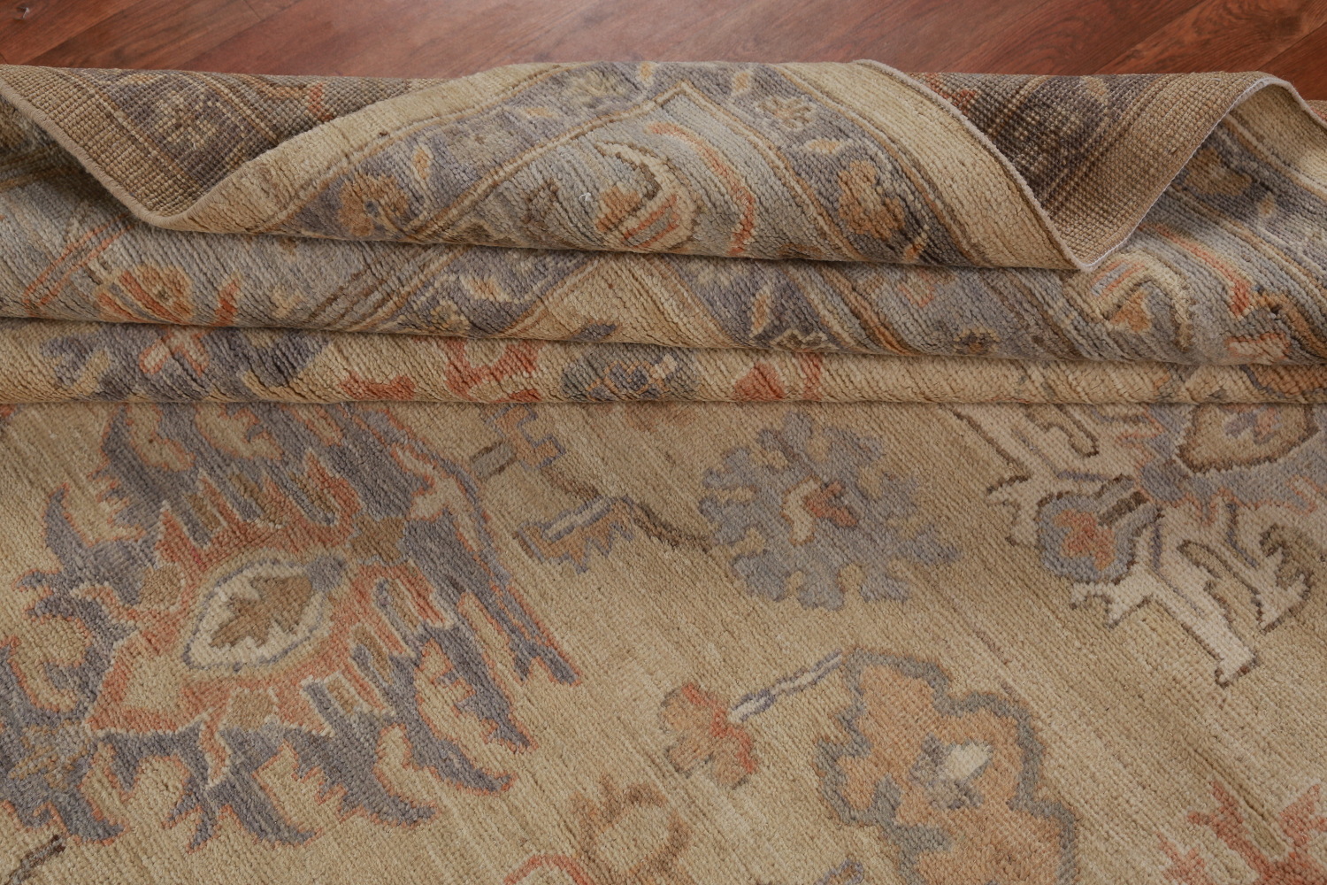 Vegetable Dye Oushak Turkish Area Rug 8x12
