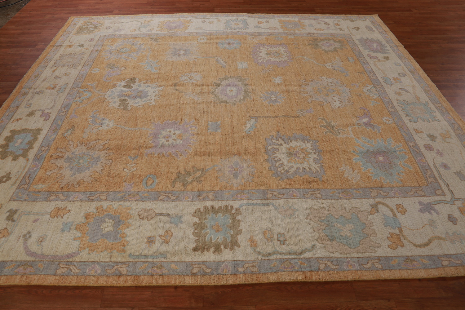 Vegetable Dye Oushak Turkish Area Rug 8x10