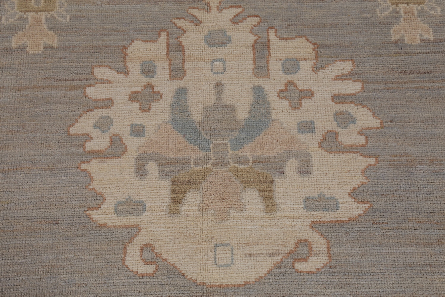 Vegetable Dye Oushak Turkish Large Rug 12x14