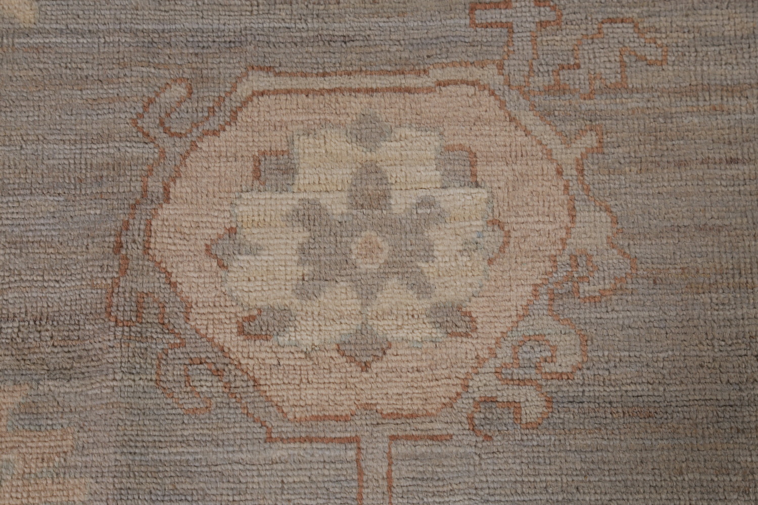 Vegetable Dye Oushak Turkish Large Rug 12x14
