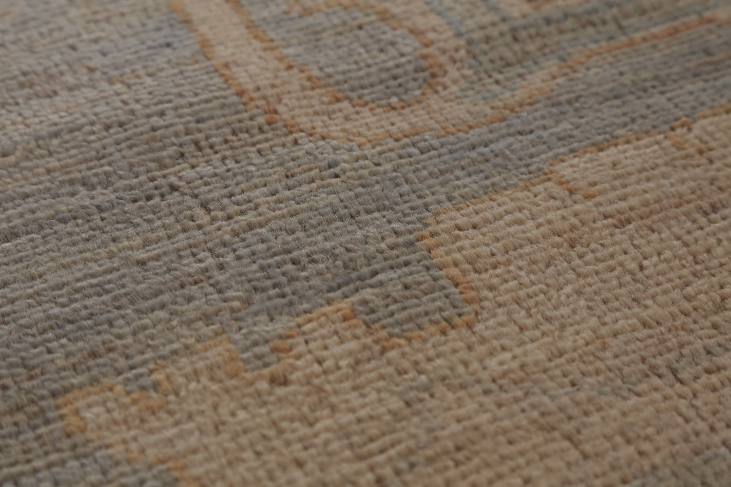Vegetable Dye Oushak Turkish Large Rug 12x14