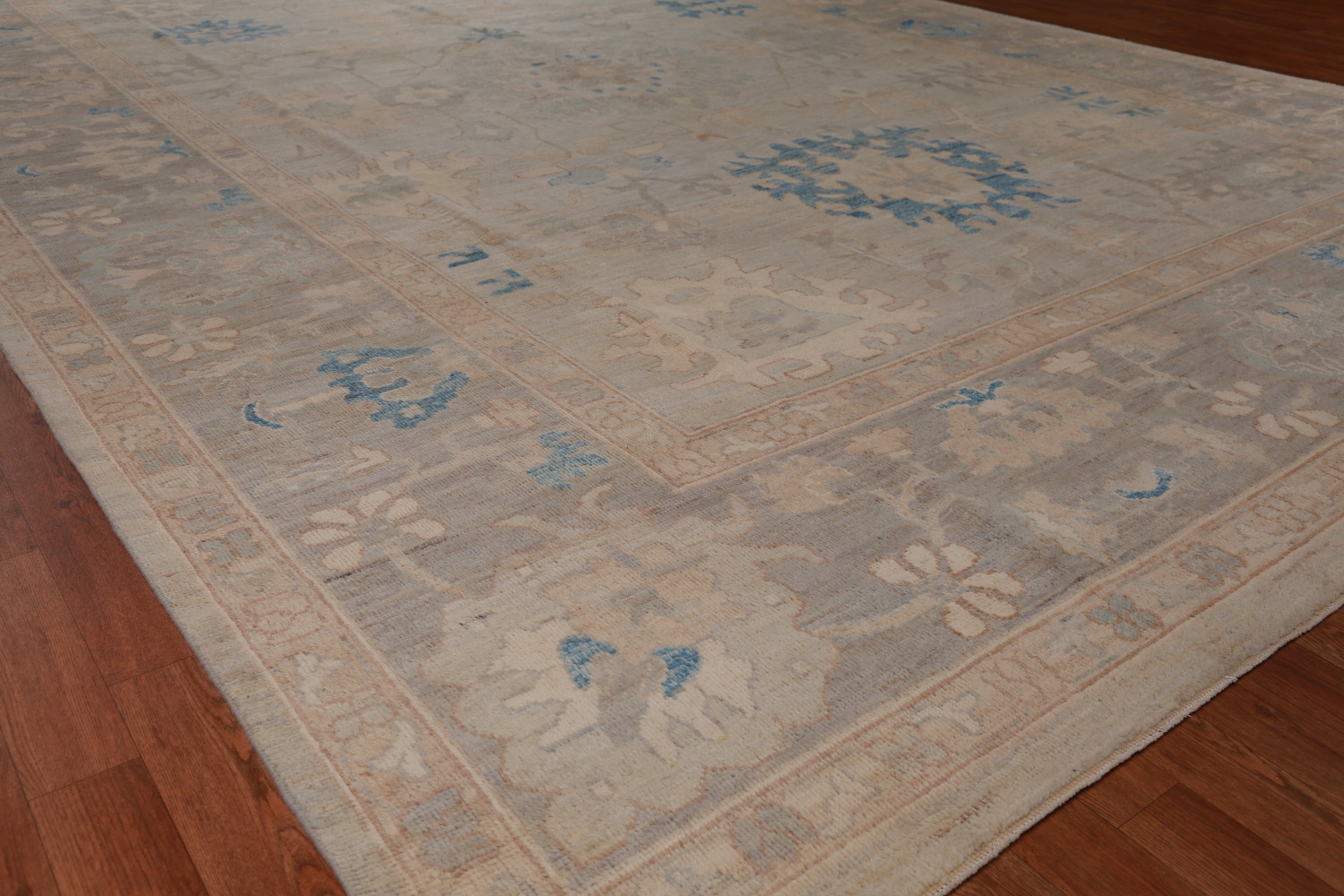 Vegetable Dye Oushak Turkish Large Rug 10x14