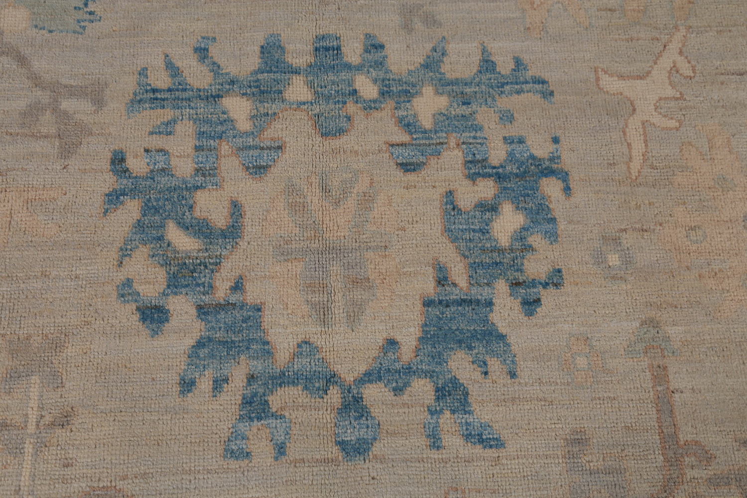 Vegetable Dye Oushak Turkish Large Rug 10x14
