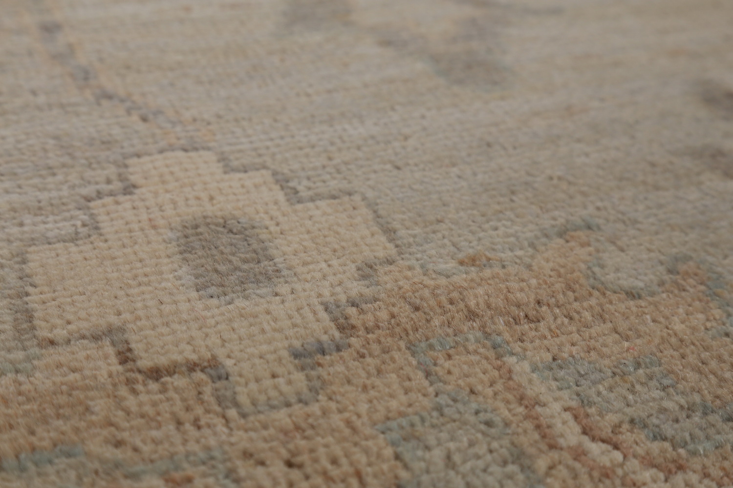 Vegetable Dye Oushak Turkish Large Rug 10x14