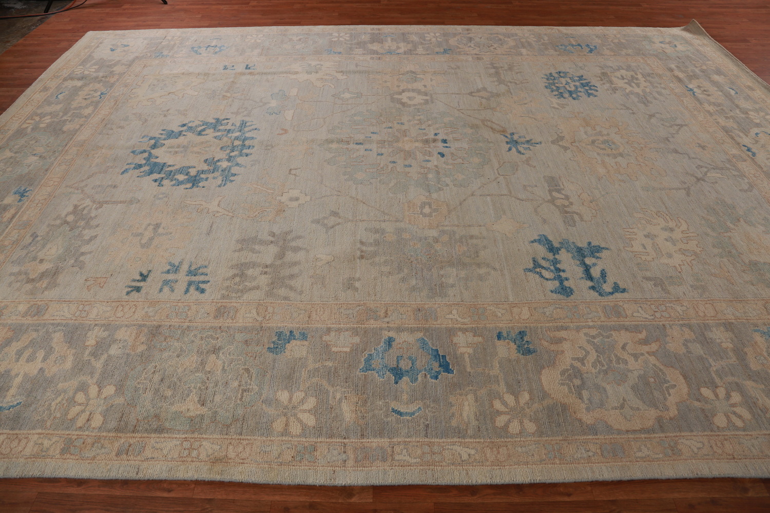 Vegetable Dye Oushak Turkish Large Rug 10x14