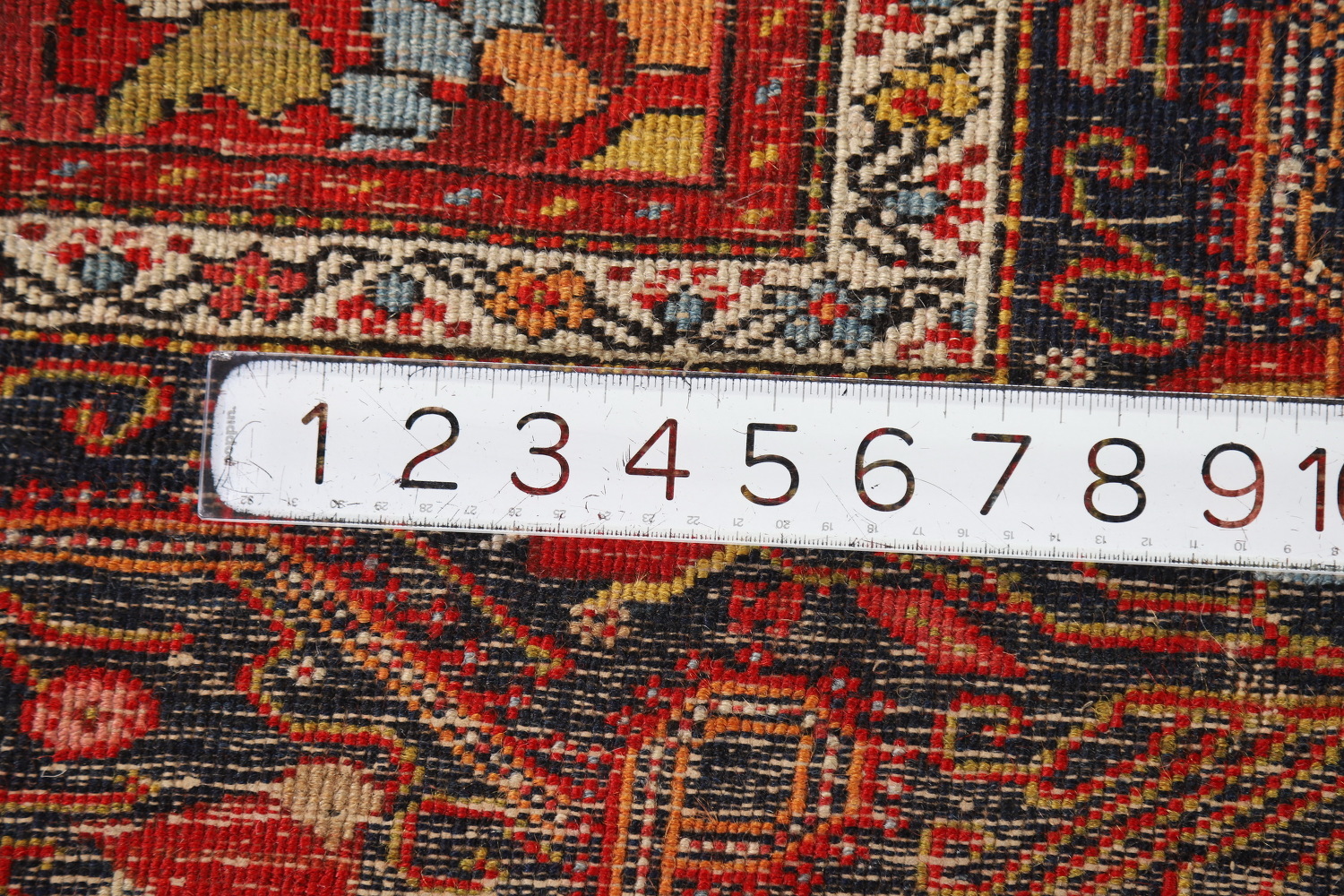 Pre-1900 Vegetable Dye Sarouk Farahan Persian Area Rug 7x10
