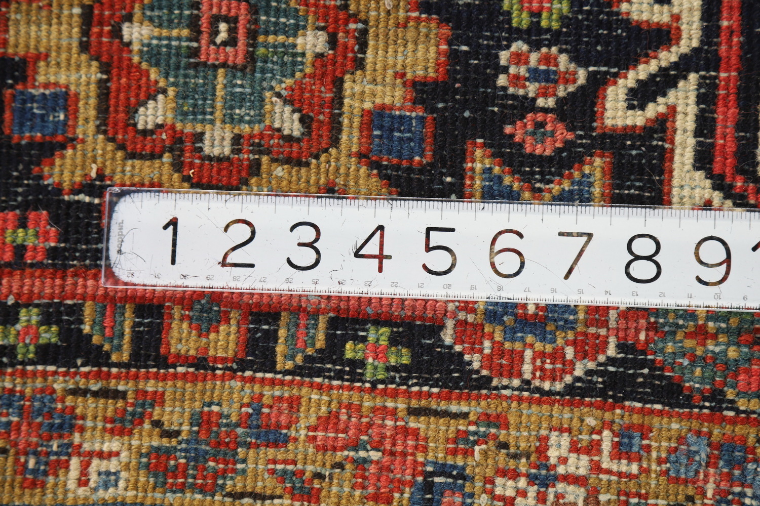 Pre-1900 Vegetable Dye Heriz Serapi Persian Large Rug 11x14