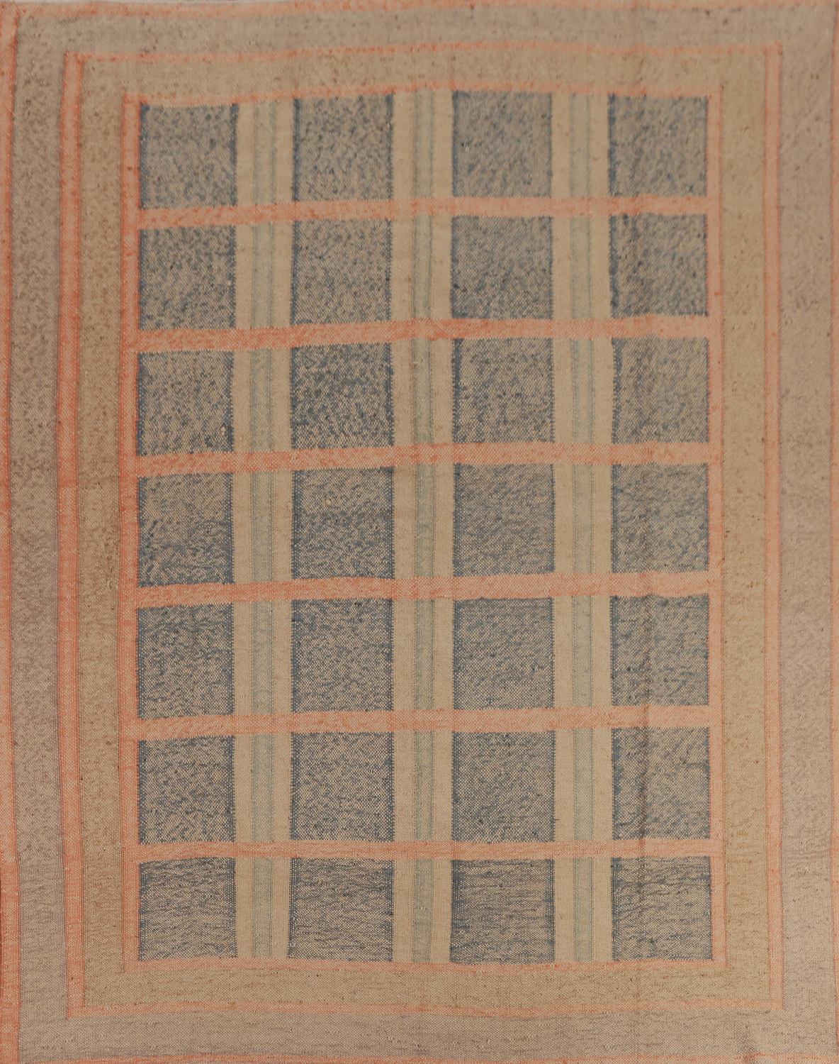Vegetable Dye Modern Kilim Turkish Area Rug 8x10