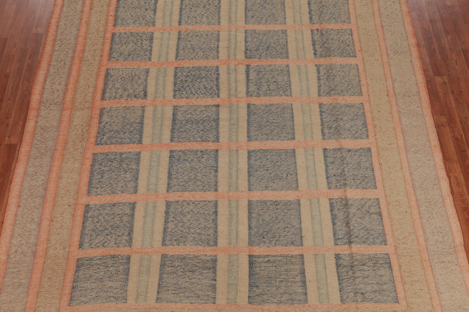 Vegetable Dye Modern Kilim Turkish Area Rug 8x10