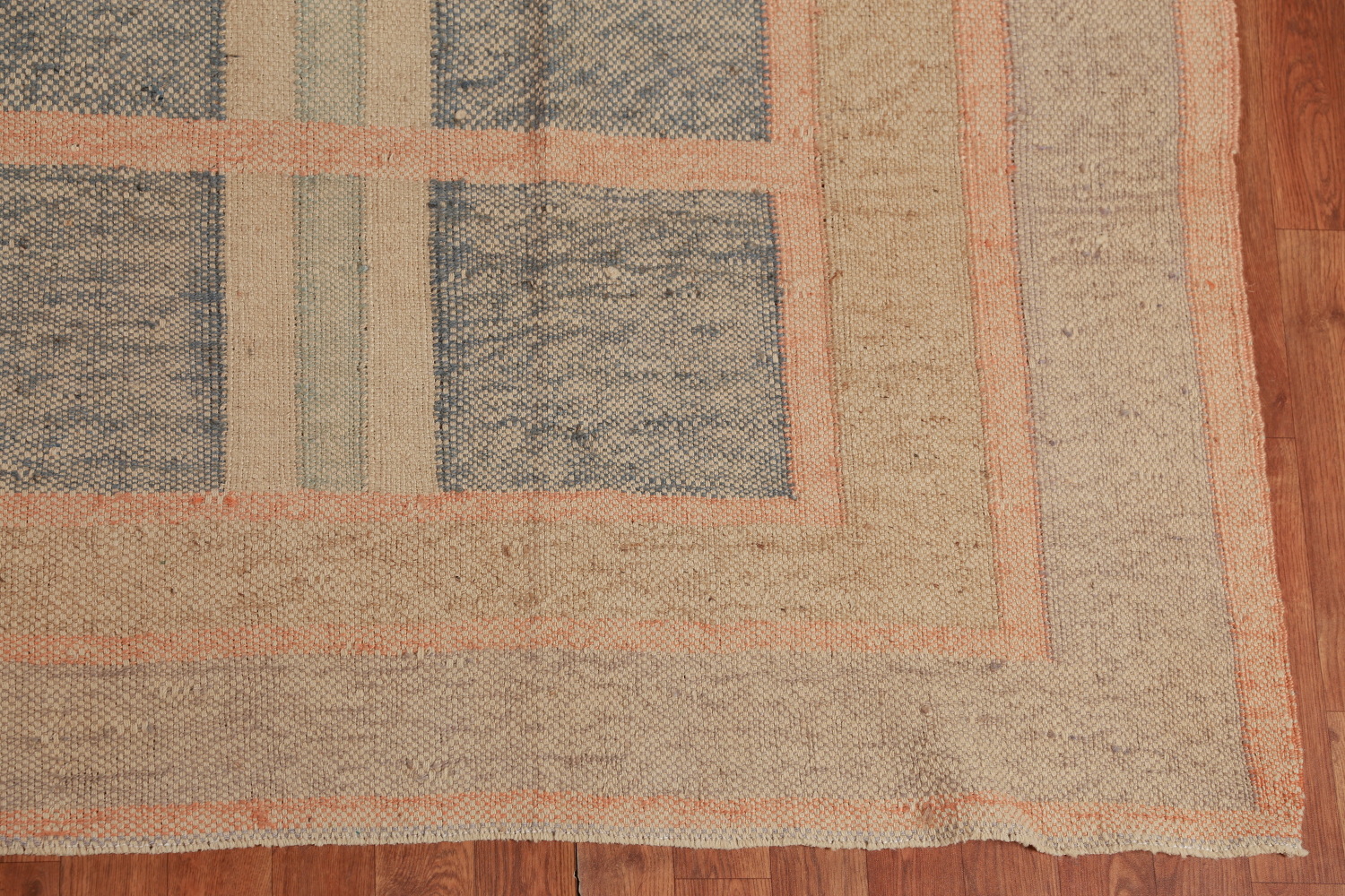 Vegetable Dye Modern Kilim Turkish Area Rug 8x10