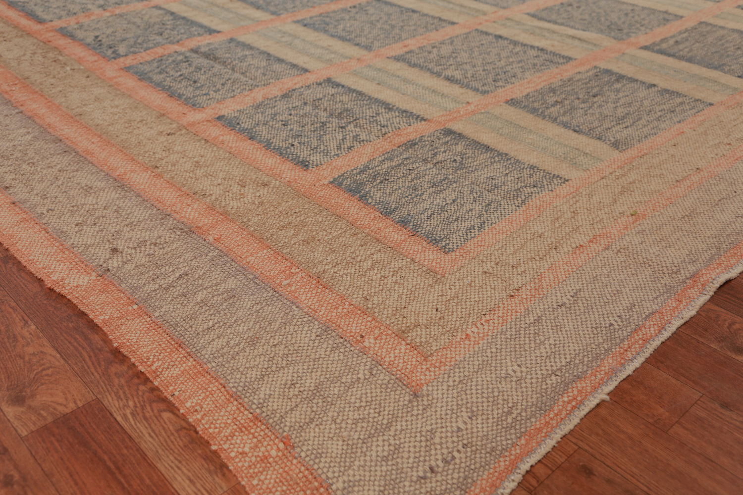 Vegetable Dye Modern Kilim Turkish Area Rug 8x10