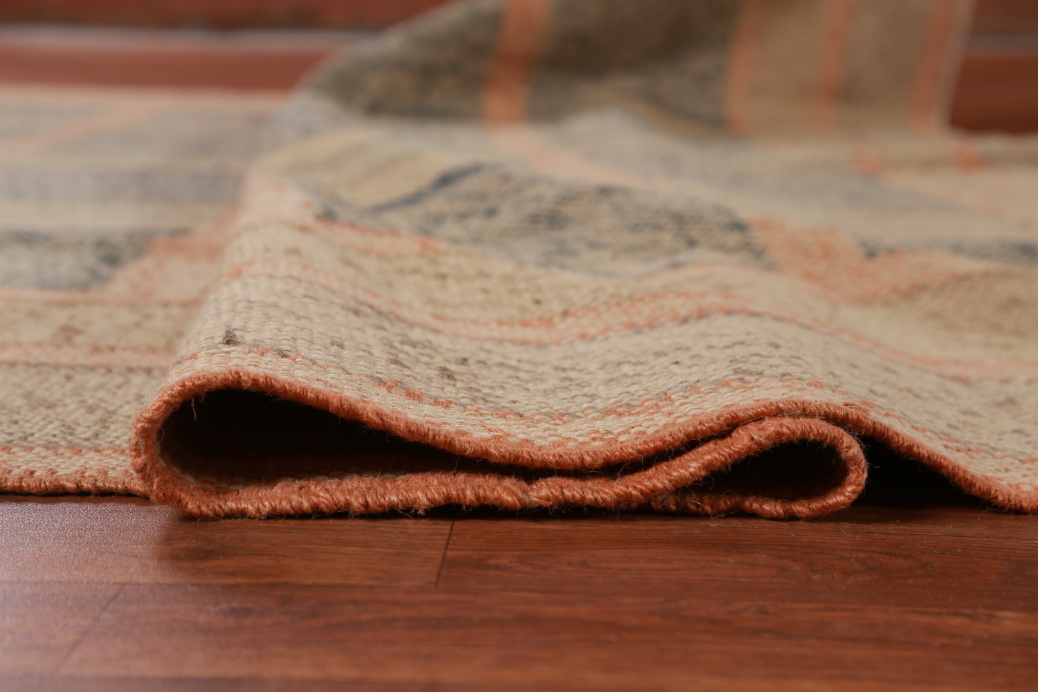Vegetable Dye Modern Kilim Turkish Area Rug 8x10