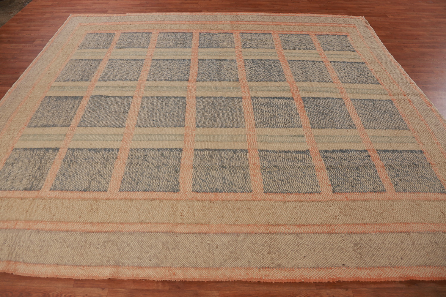 Vegetable Dye Modern Kilim Turkish Area Rug 8x10