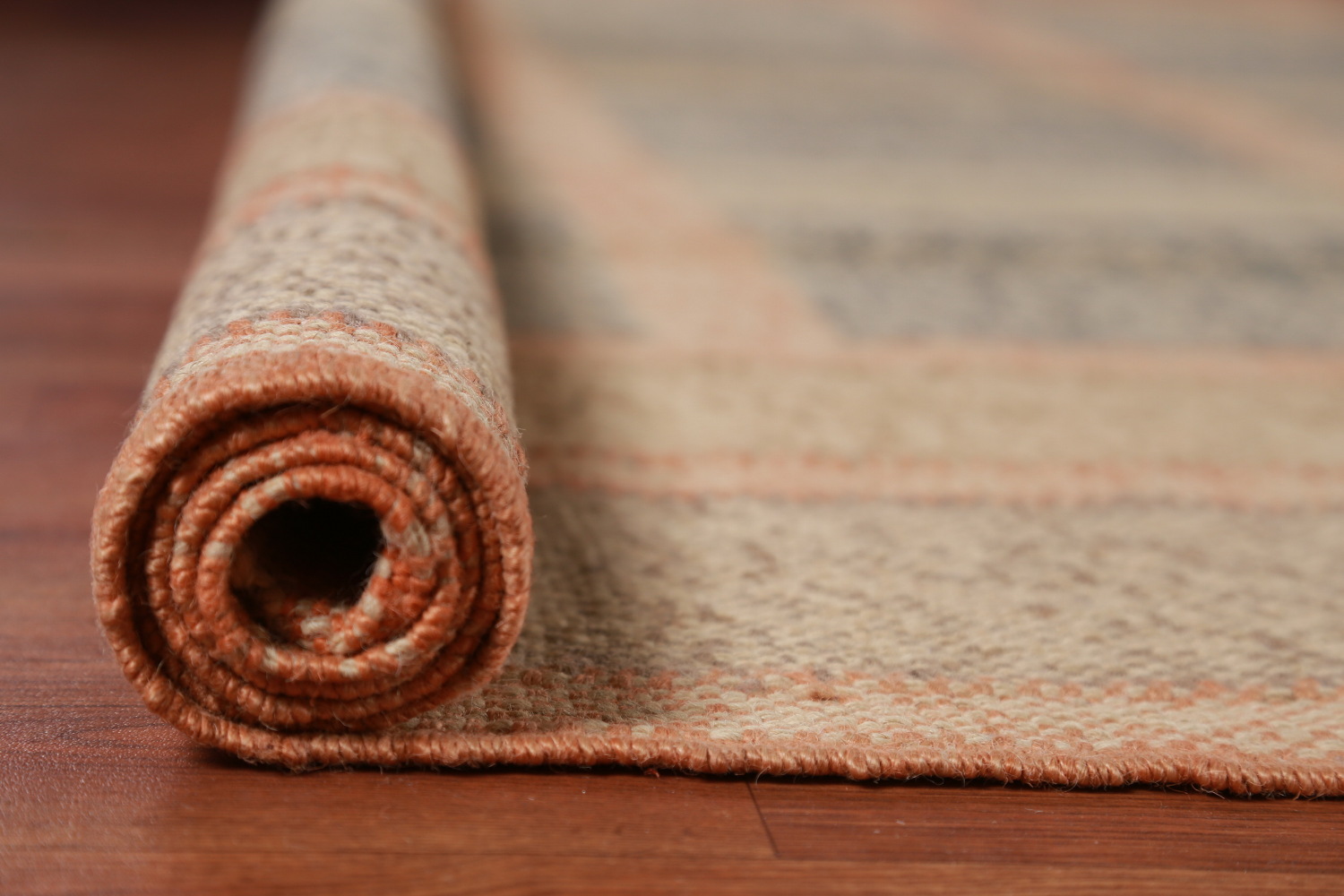 Vegetable Dye Modern Kilim Turkish Area Rug 8x10