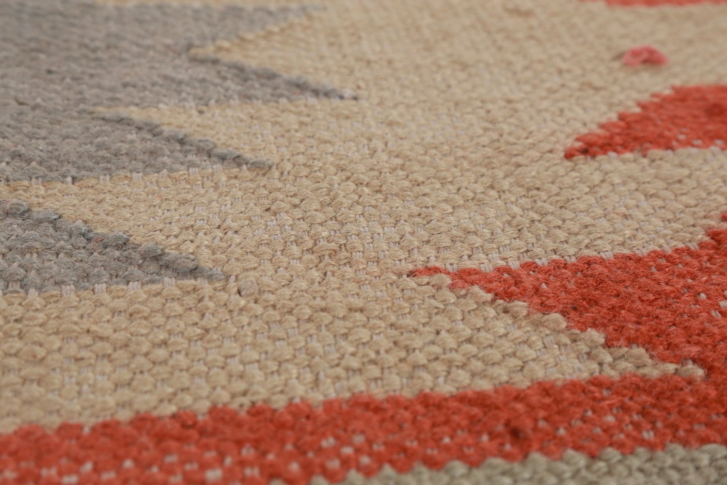 Vegetable Dye Modern Jute Kilim Turkish Area Rug 10x13