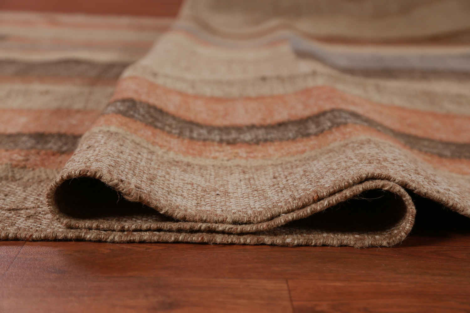 Vegetable Dye Flat Weave Modern Kilim Turkish Area Rug 8x10