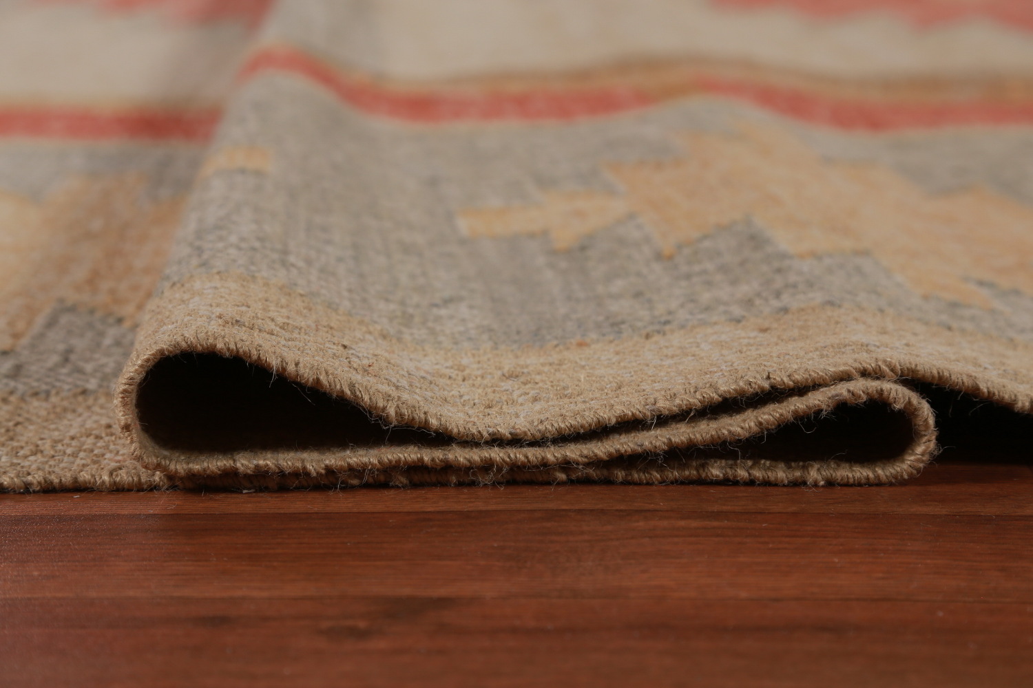 Vegetable Dye Jute Kilim Turkish Area Rug 10x13