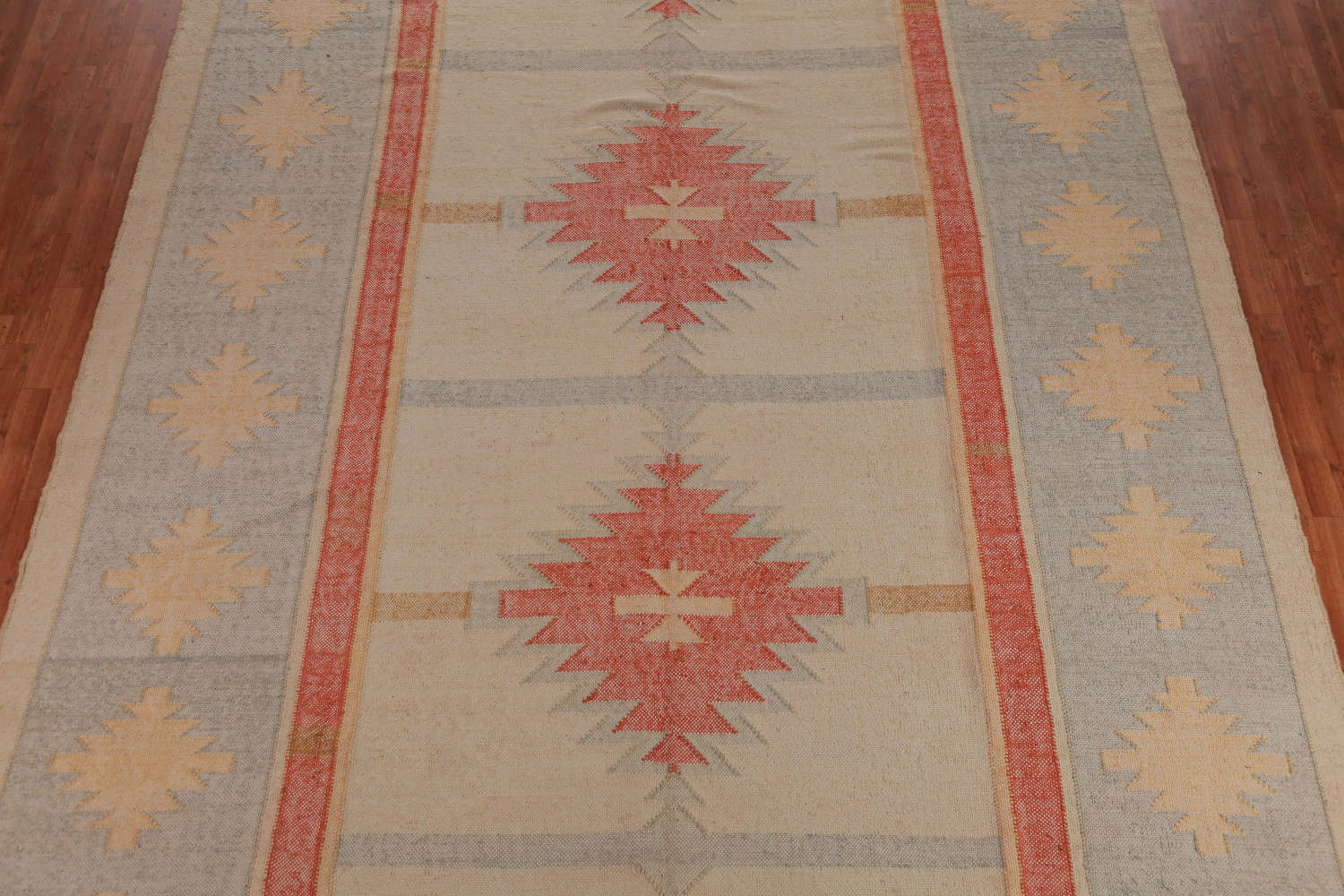Vegetable Dye Jute Kilim Turkish Area Rug 10x13