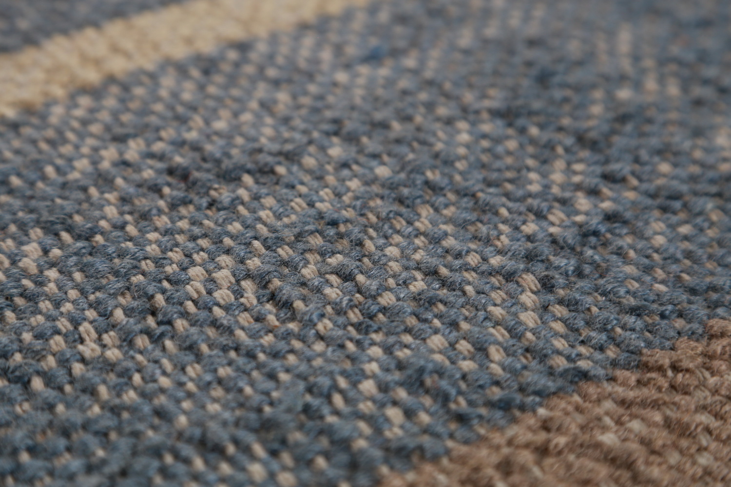 Earth Tone Modern Jute Kilim Turkish Area Rug 10x13