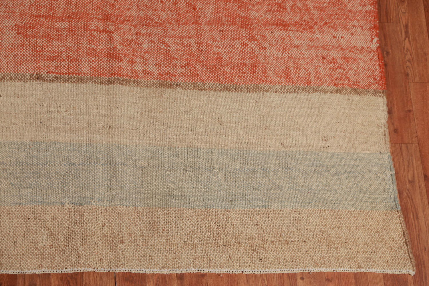 Vegetable Dye Modern Jute Kilim Turkish Area Rug 10x13