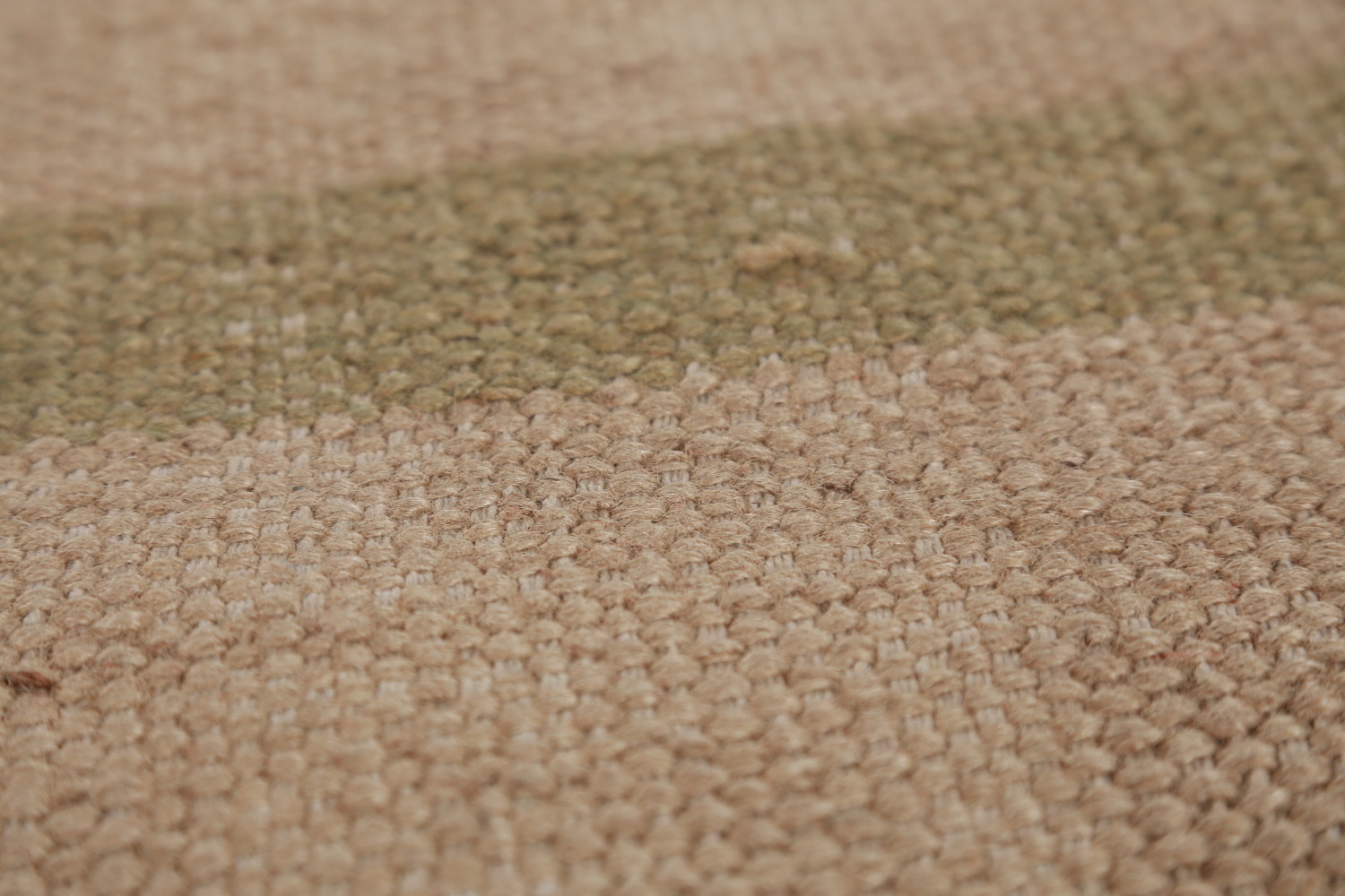 Earth Tone Brown Jute Kilim Turkish Area Rug 10x13