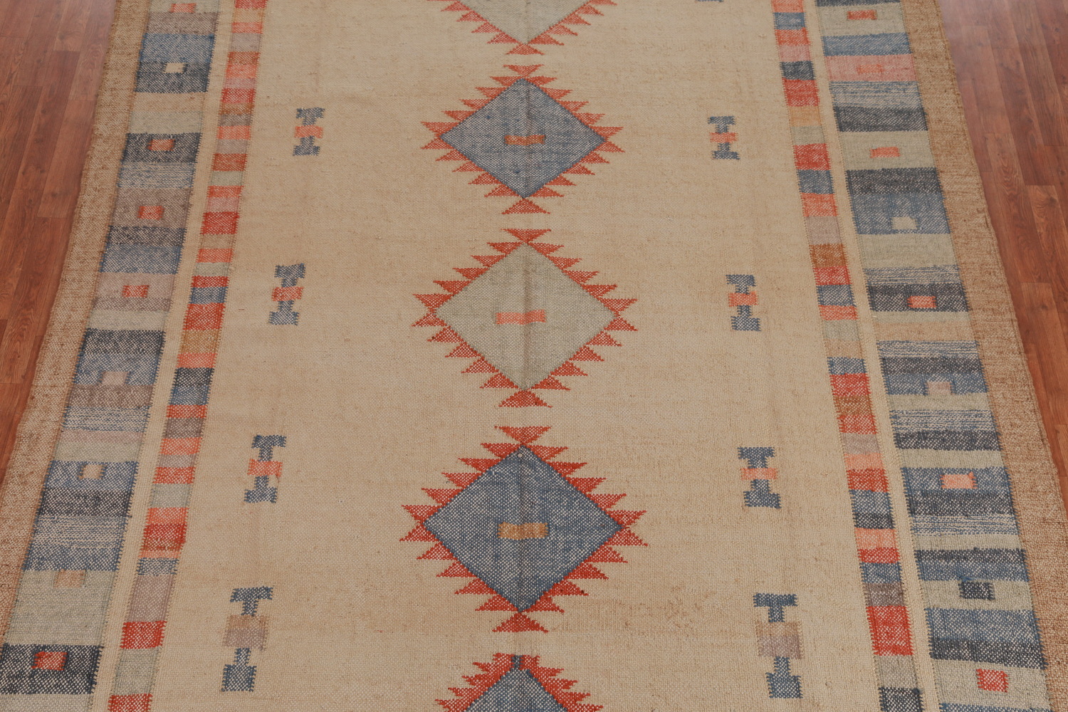 Flat Weave Modern Kilim Turkish Area Rug 8x10
