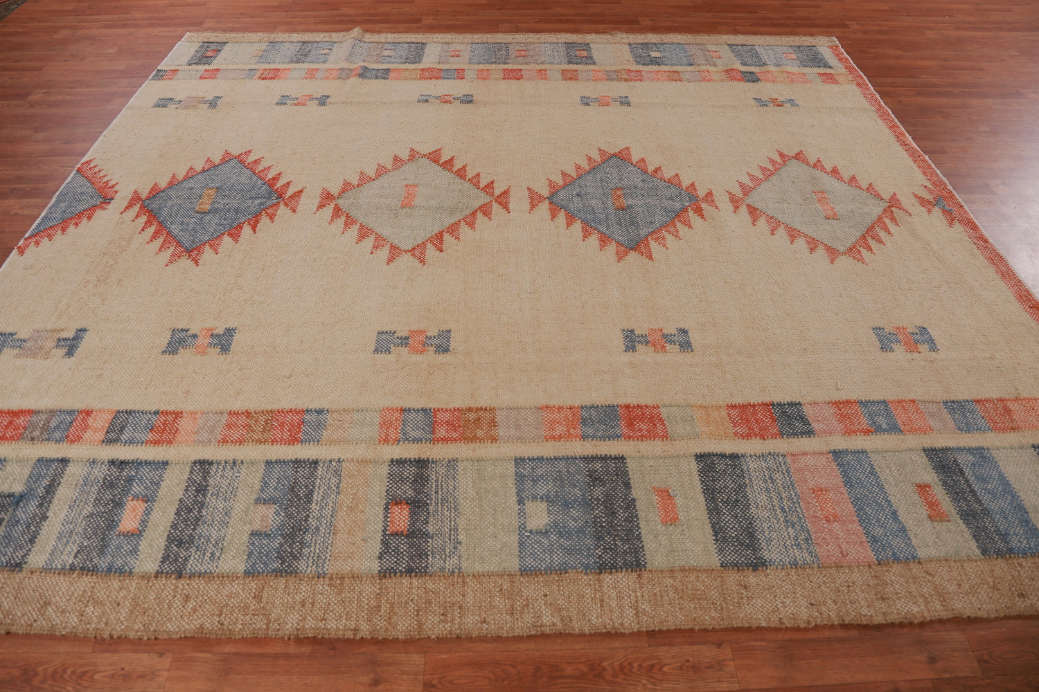 Flat Weave Modern Kilim Turkish Area Rug 8x10