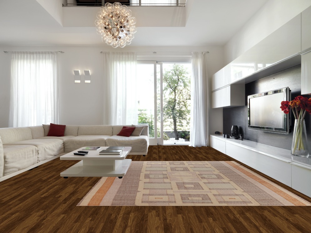 Earth Tone Modern Jute Kilim Turkish Area Rug 10x13