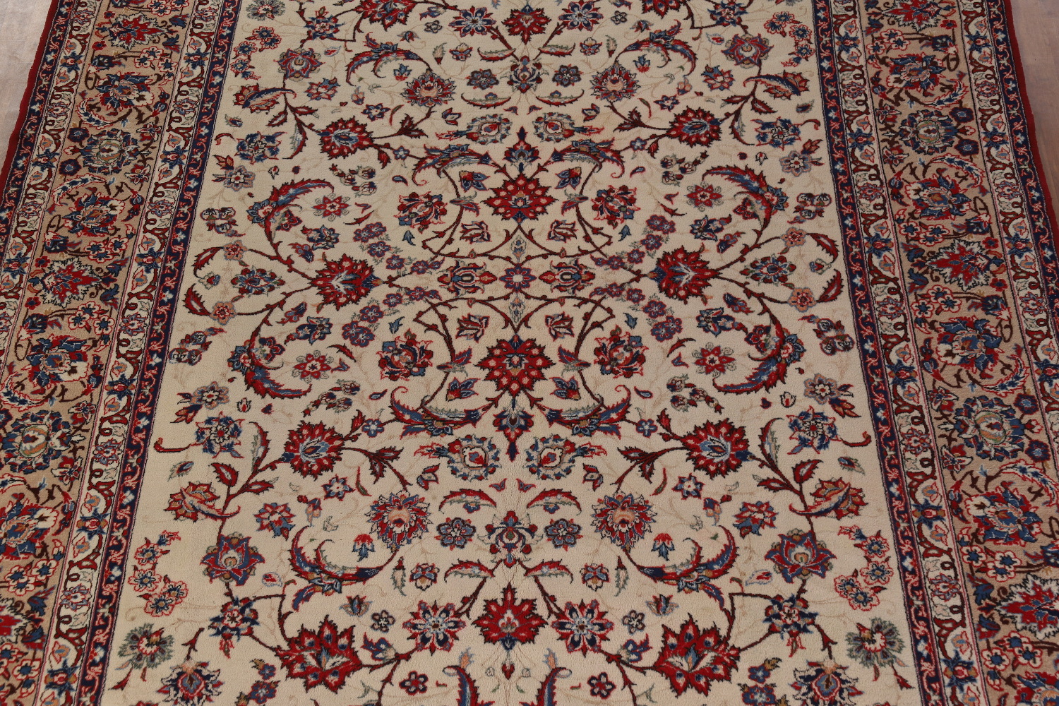 Vegetable Dye Floral Najafabad Persian Area Rug 10x13