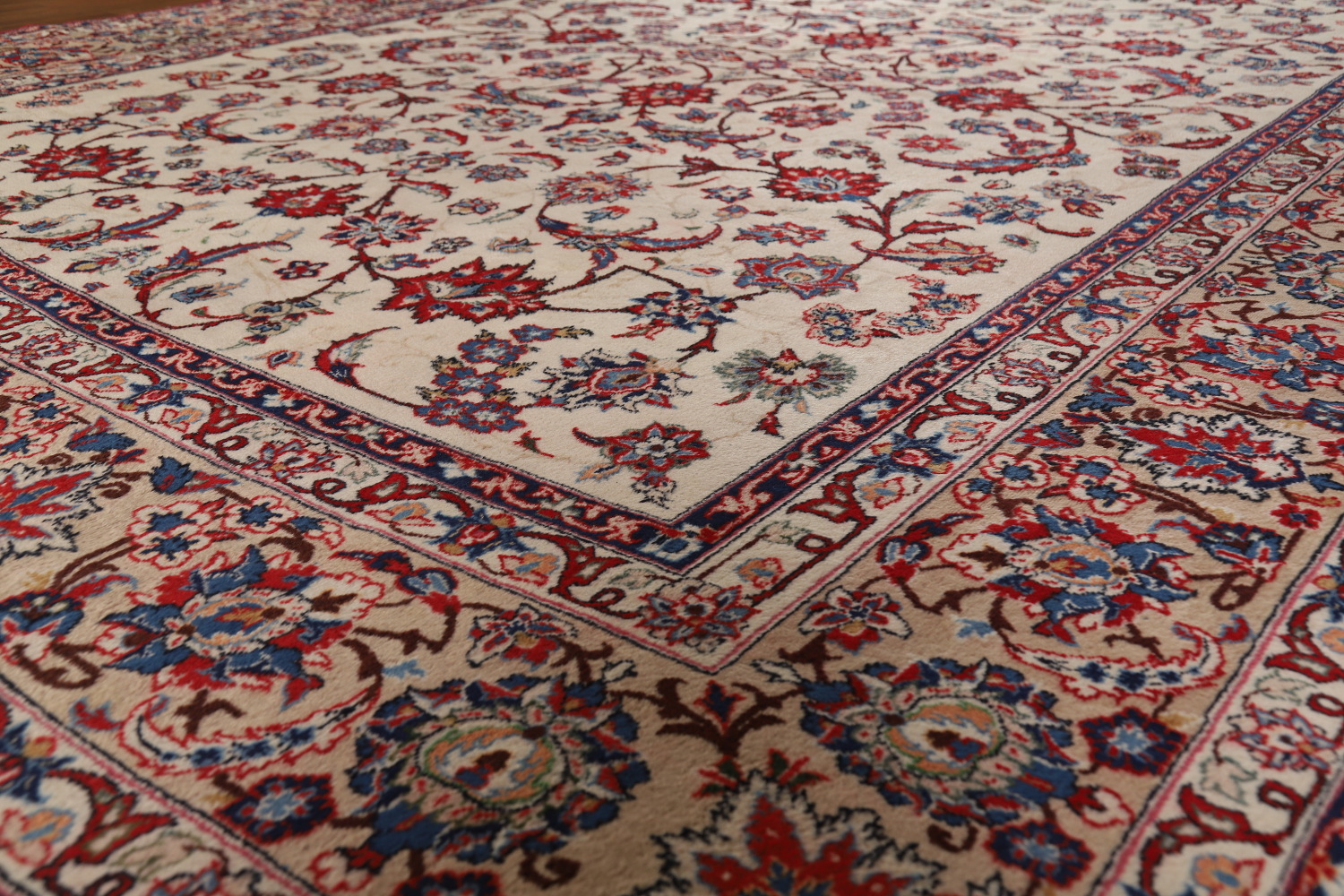 Vegetable Dye Floral Najafabad Persian Area Rug 10x13