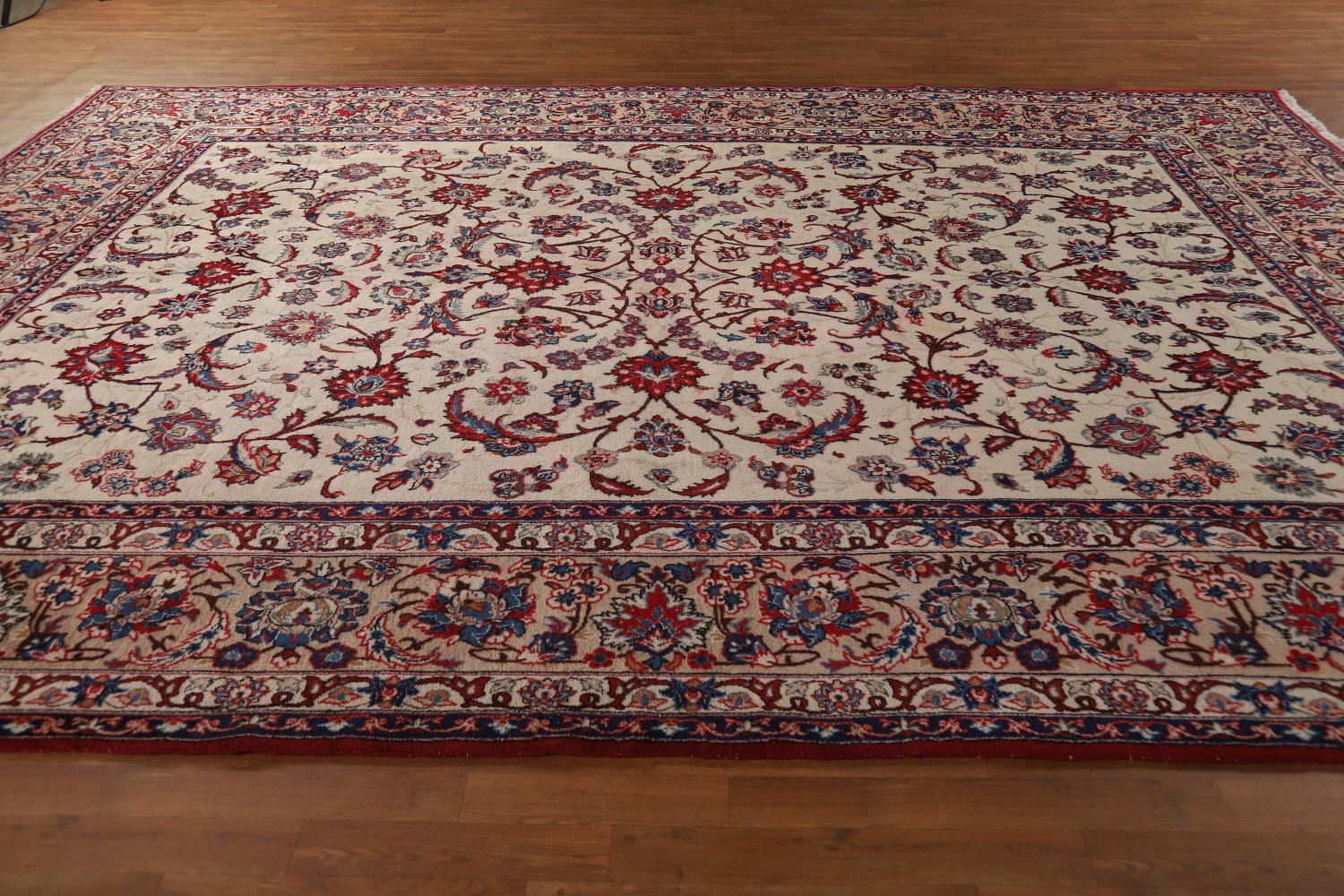 Vegetable Dye Floral Najafabad Persian Area Rug 10x13