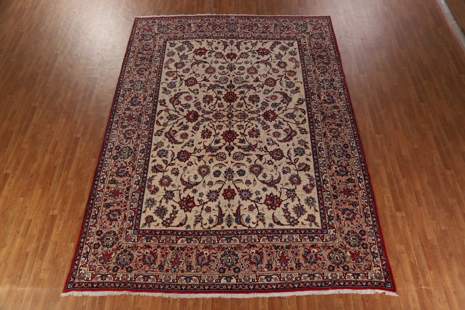 Vegetable Dye Floral Najafabad Persian Area Rug 10x13