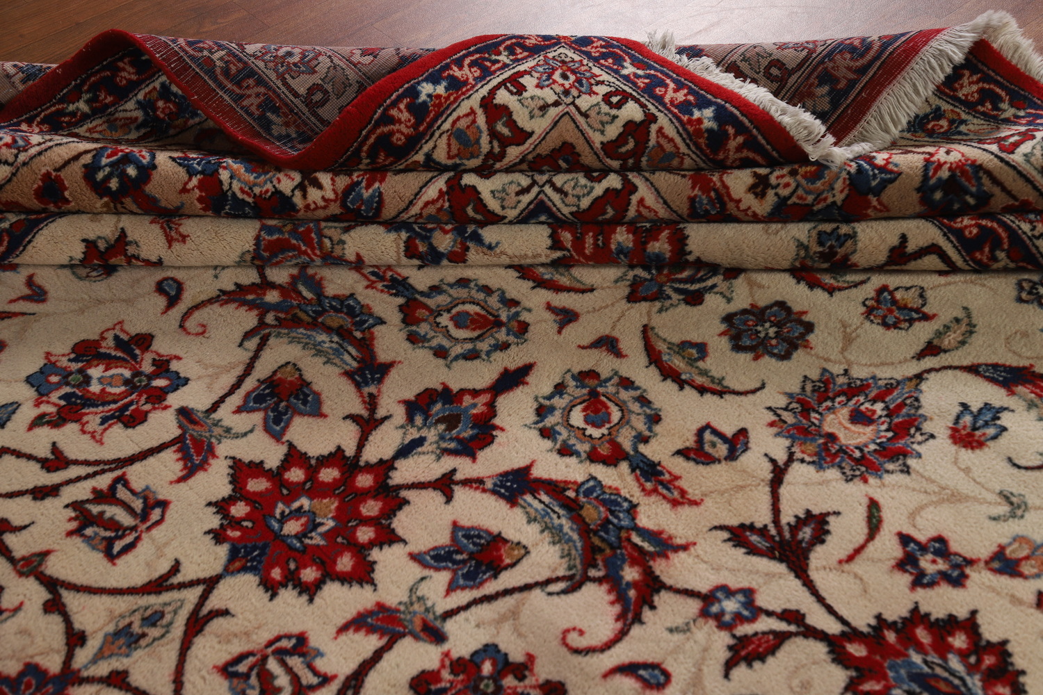 Vegetable Dye Floral Najafabad Persian Area Rug 10x13