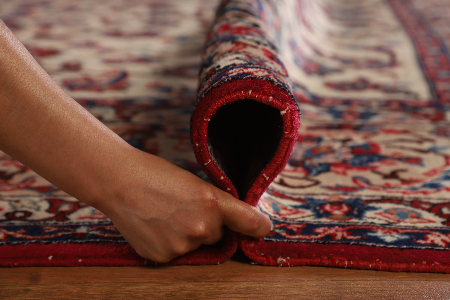 Vegetable Dye Floral Najafabad Persian Area Rug 10x13