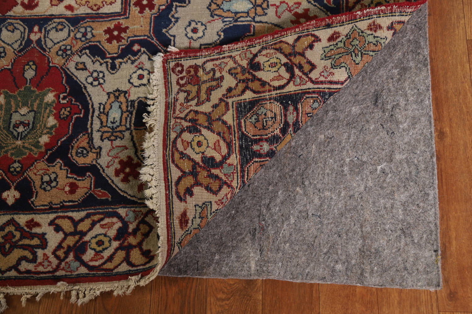 Pre-1900 Vegetable Dye Tabriz Persian Large Rug 10x14