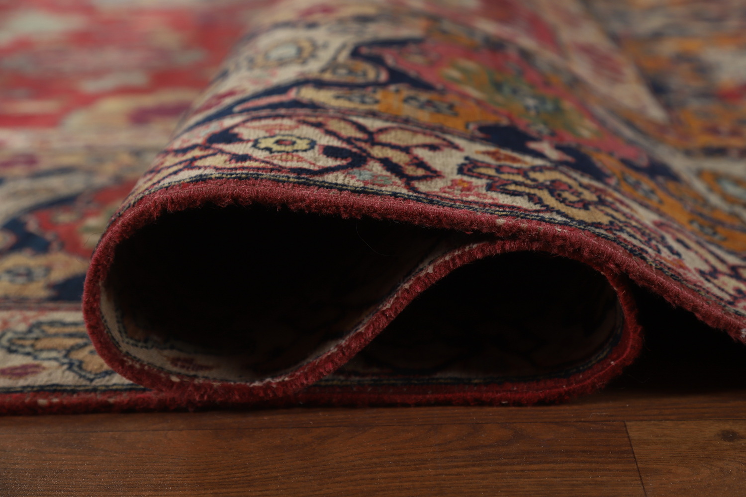 Pre-1900 Vegetable Dye Tabriz Persian Large Rug 10x14