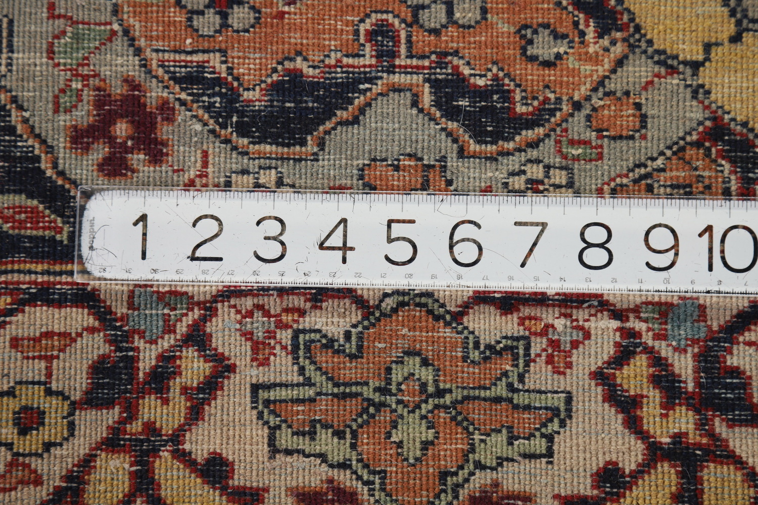 Pre-1900 Vegetable Dye Tabriz Persian Large Rug 10x14