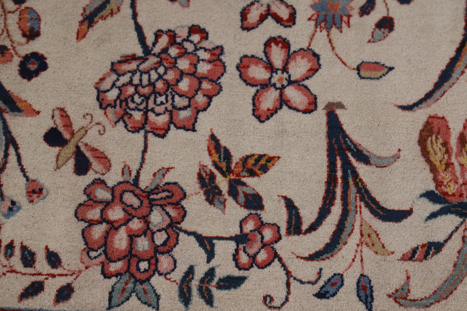 Pre-1900 Vegetable Dye Isfahan Persian Area Rug 8x12