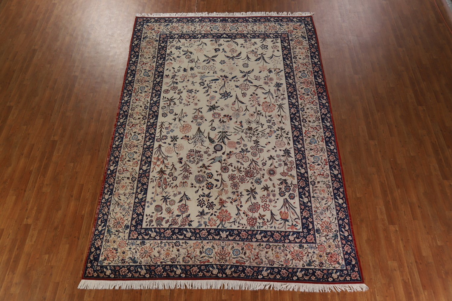 Pre-1900 Vegetable Dye Isfahan Persian Area Rug 8x12