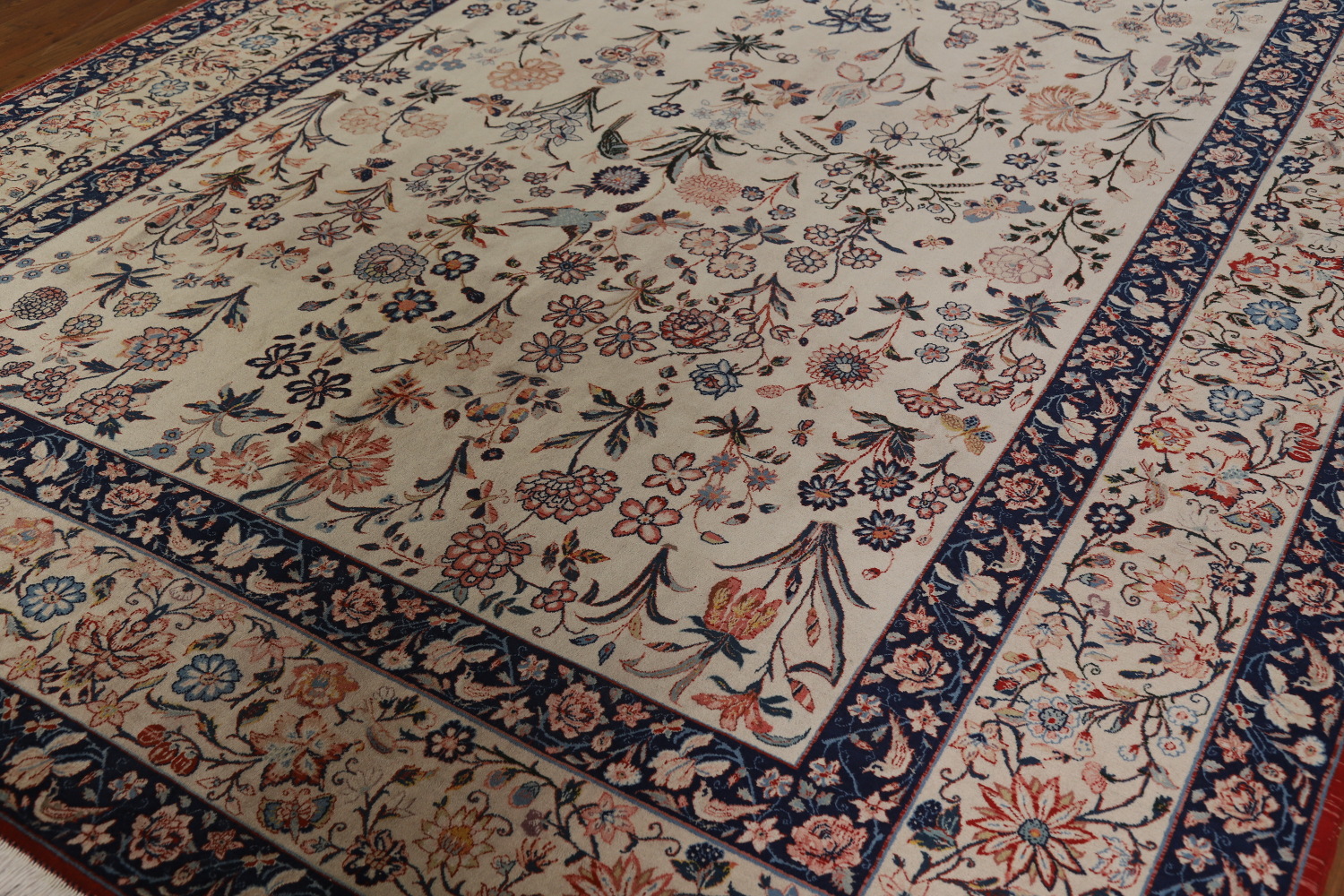 Pre-1900 Vegetable Dye Isfahan Persian Area Rug 8x12