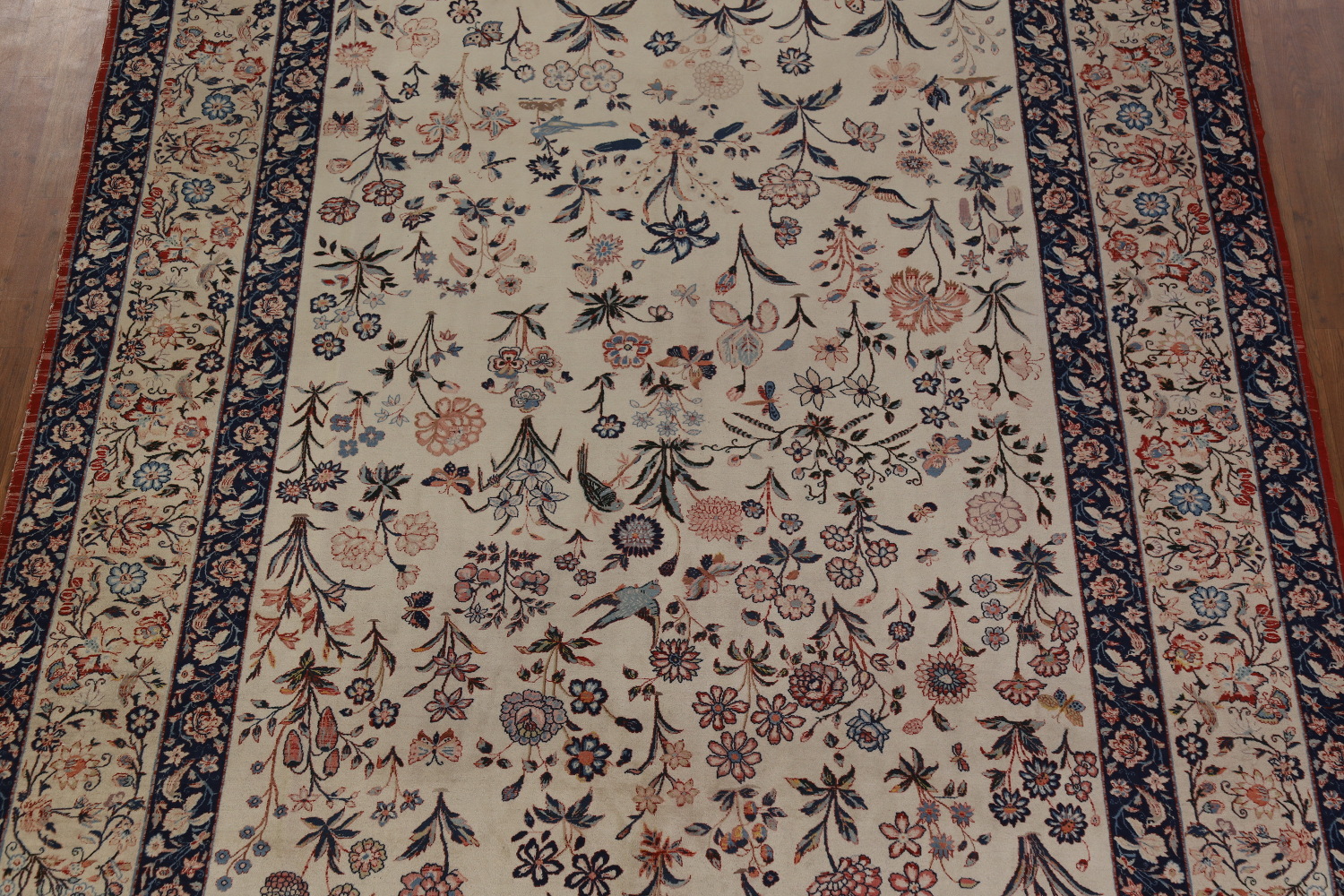 Pre-1900 Vegetable Dye Isfahan Persian Area Rug 8x12