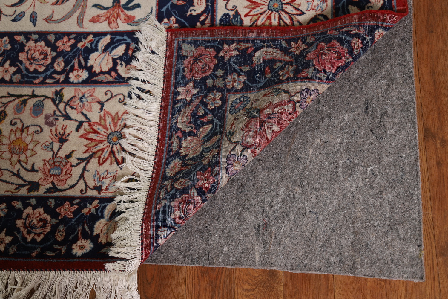 Pre-1900 Vegetable Dye Isfahan Persian Area Rug 8x12