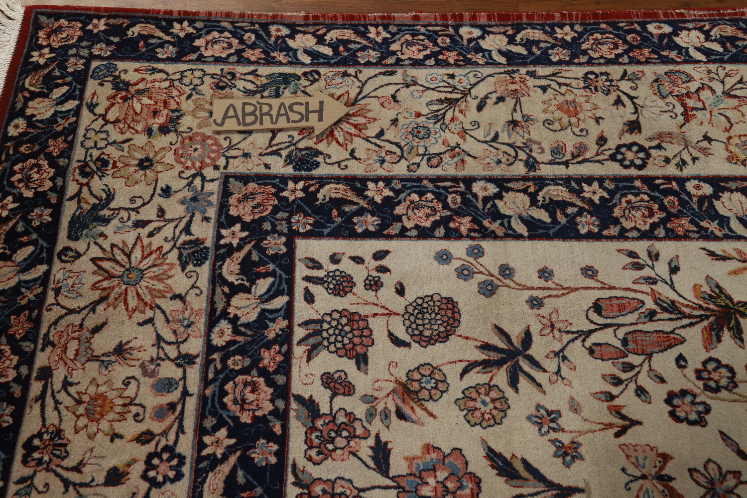 Pre-1900 Vegetable Dye Isfahan Persian Area Rug 8x12