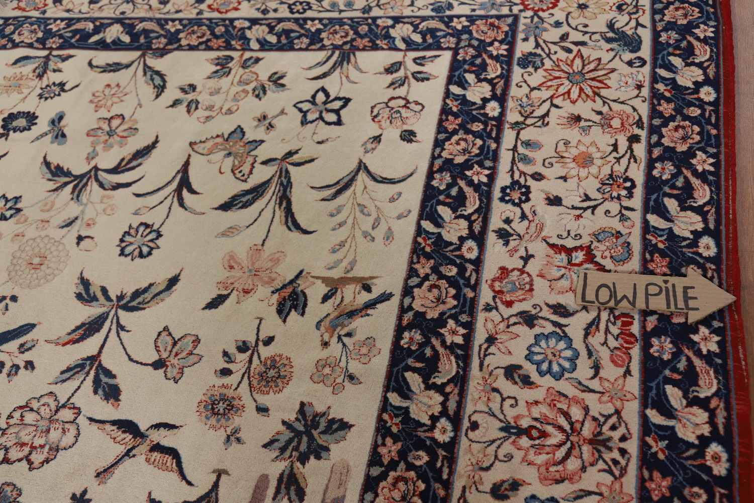 Pre-1900 Vegetable Dye Isfahan Persian Area Rug 8x12