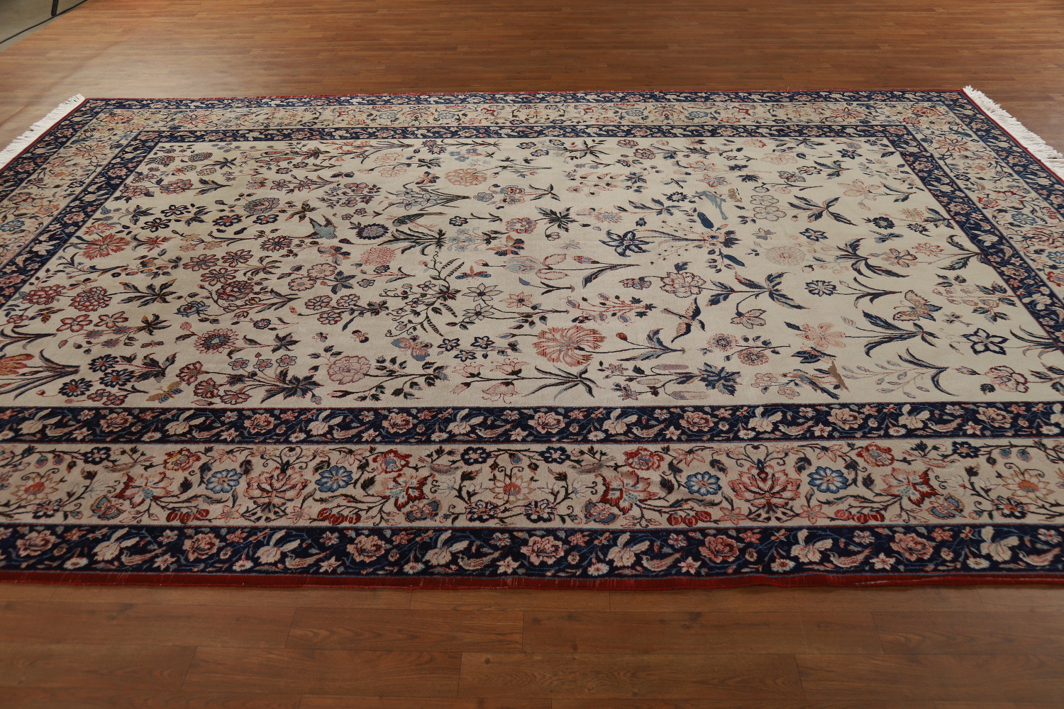 Pre-1900 Vegetable Dye Isfahan Persian Area Rug 8x12