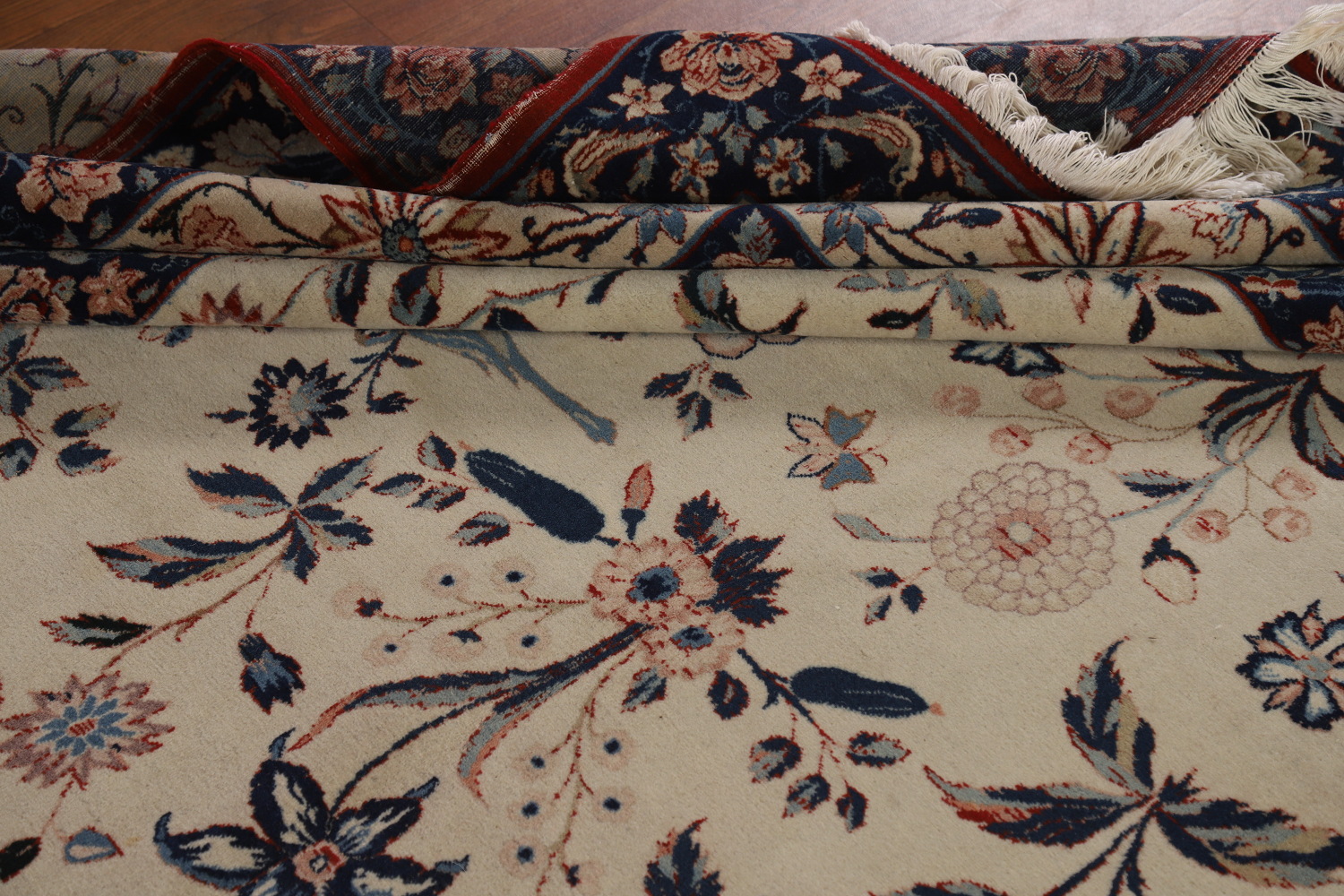 Pre-1900 Vegetable Dye Isfahan Persian Area Rug 8x12