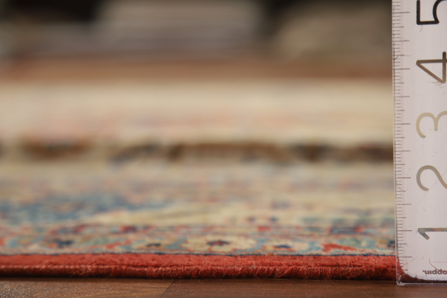 Antique Vegetable Dye Yazd Persian Area Rug 7x11