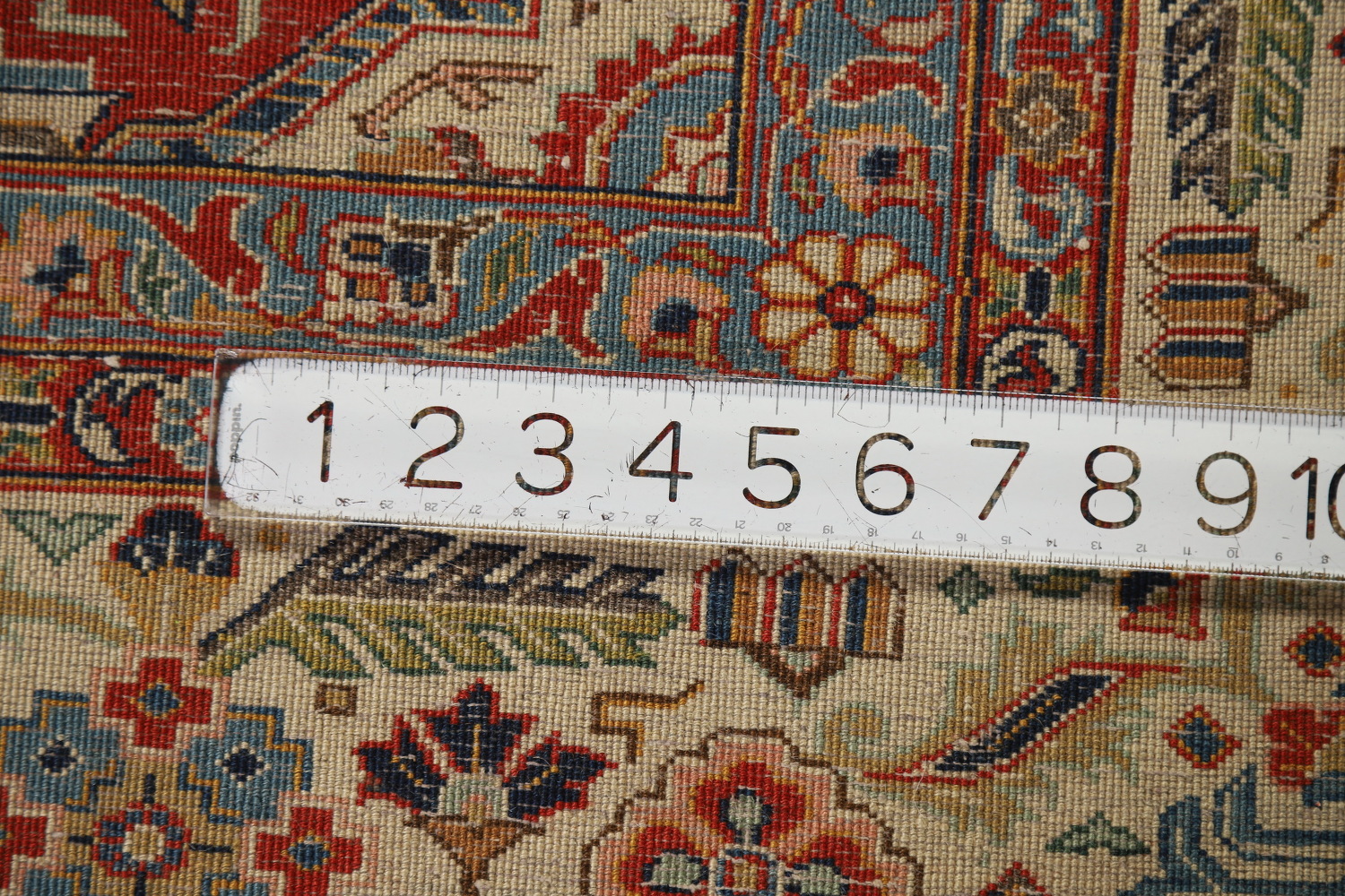Antique Vegetable Dye Yazd Persian Area Rug 7x11