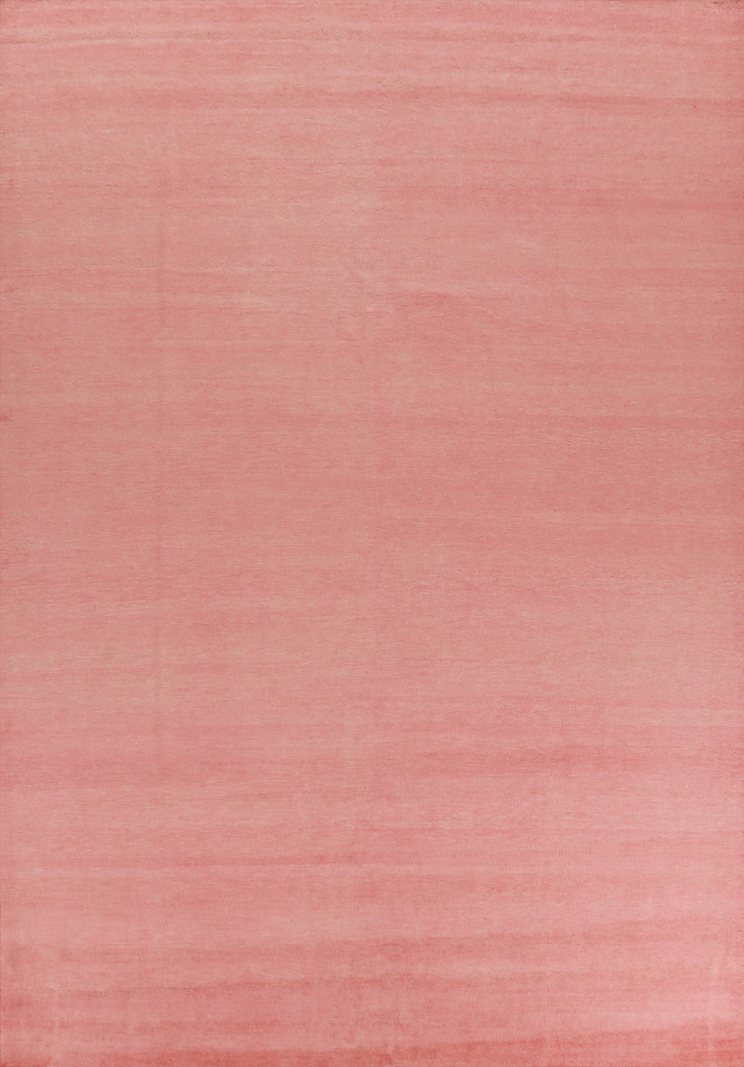 Coral Pink Modern Vegetable Dye Gabbeh Persian Area Rug 9x12