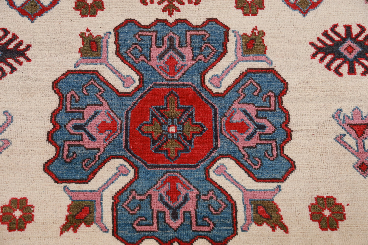 Vegetable Dye Wool Kazak Oriental Area Rug 9x12
